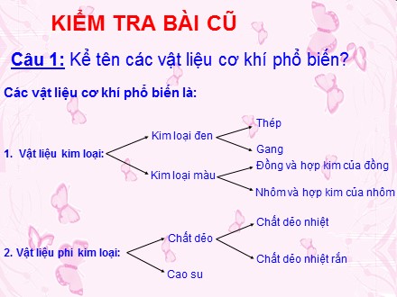 Bài giảng Stem Công nghệ Lớp 8 - Chương 3: Gia công cơ khí - Bài 20: Dụng cụ cơ khí