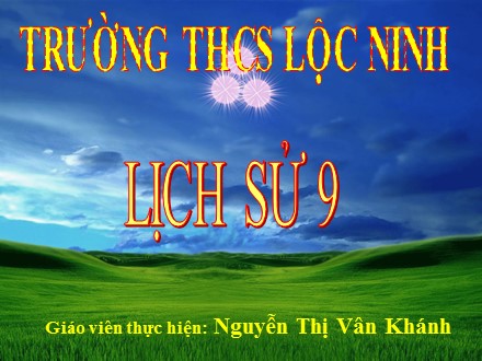 Bài giảng Stem Lịch sử Lớp 9 - Bài 5: Các nước Đông Nam Á - Nguyễn Thị Vân Khánh