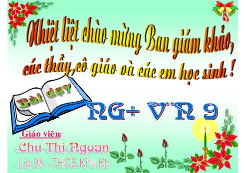 Bài giảng Ngữ văn Lớp 9 - Tiết 77: Văn bản Cố hương - Chu Thị Ngoan